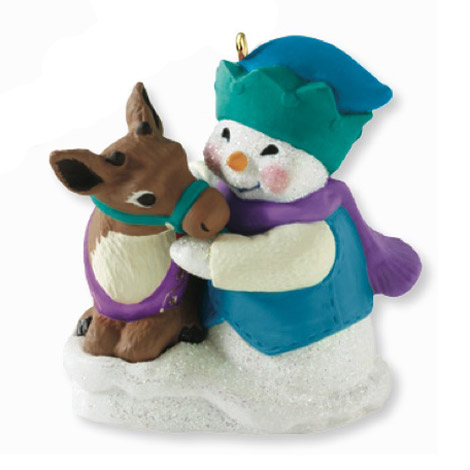 snow buddies figurines dog