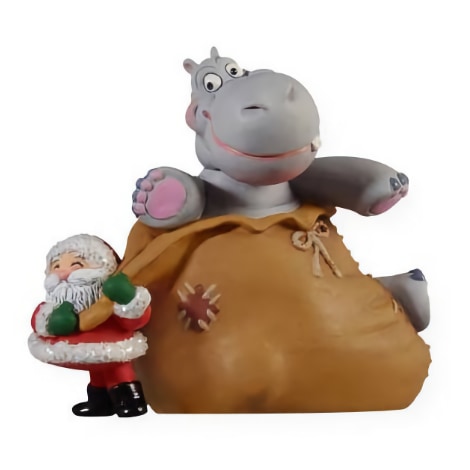 stuffed hippo singing i want a hippopotamus for christmas
