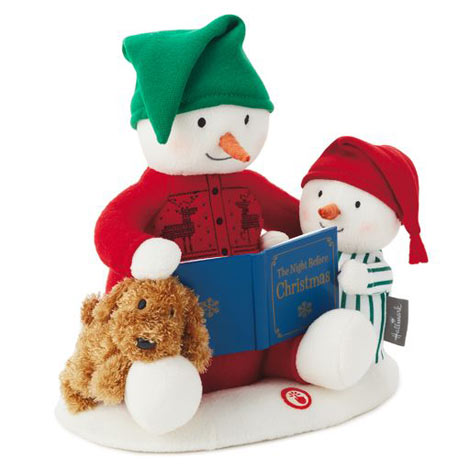 2016 hallmark snowman plush