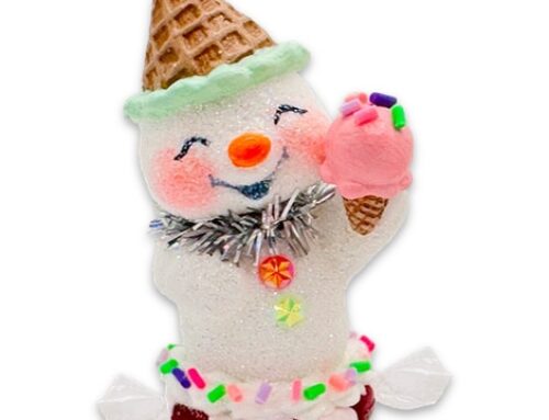 2025 Reveal: Work of Whimsy Ice Cream Party Snowmen by Tammy Haddix
