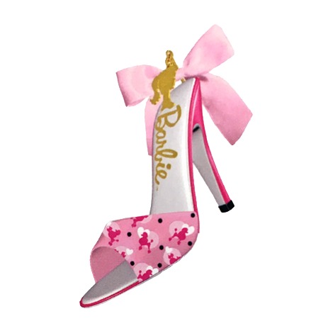 2017 Hallmark Shoe Ornament Blast Off with Barbie Convention Exclusive Mattel